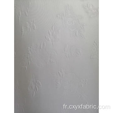 tissu de blanchiment de polyester en relief